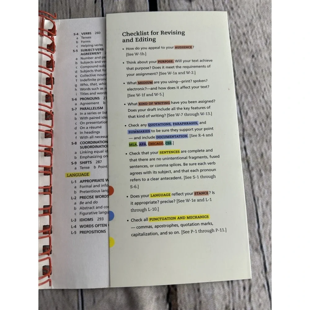 The Little Seagull Hand-Book Spiral 2E Bullock, Brody, Weinberg College Writing